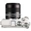 Canon EOS M3 with EF-M 18-55mm and 55-200mm Camera Kit - White DGS Dropship