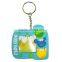 2016 cheap custom molded flexible rubber keyring plastic keychains