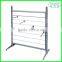 Detachable exhibition display rack used 4' x 4' slatwall panel