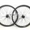 650B Carbon mountain bike wheels for AM, 40mmx30mm hookless MTB clincher carbon wheelset 32H/32H with DT hub and D-light spoke