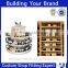 decoration for wine shop garenne shopfitting display cabinet wood