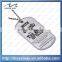 fashion custom cool etched brass bronze metal car brand shape dog tag