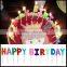 Cute Colorful Letter Birthday Candle