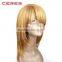 8A grade 100% Human Hair full lace silky straight long blonde girl wig