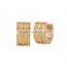 Shiny fashion hot selling Women's Gold Stainless Steel Huggie Hoop Stud Earring