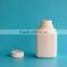 8 oz Plastic HDPE square white medicine pill bottle, pharmaceutical capsule bottle with Tamper evident cap