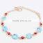 2016 New style beautiful enamel sexy red lips link korean bracelet