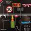 2016 sparkling wedding ceremony Mr and Mrs bride and groom party photo booth props