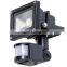 IP65 PIR Motion Sensor Led flood light 10W Using for garden