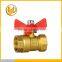 Forged full port Bsp female brass ball valve ,brass body,iron ball, stem and handle