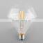 Led Diamond shape filament bulbs, e27 edison filament led light bulbs