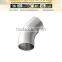 A270 AISI 316L Santary Tube Fitting Inox Steel Long radius 90 Degree Elbow