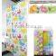 Yellow duck pattern factory professional produce 100%polyester shower curtains