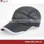 2016 new custome piping brim mesh customization polyester mesh sports cycling cap with plastic ring at back