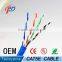 best price lan cable 4pr utp cat5e 0.4mm 24awg CCA/BC