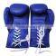 Cheap custom printed hot sale 10oz blue boxing gloves