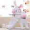 2016 Made In China white plush Kids Pig Rabbit Toys
