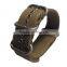 18 20 22 24mm 4 Rings Lockhole Canvas Zulu Wristband