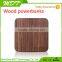 Wood/Bamboo Wireless Power Bank, Wireless charger in Power Bank for Smartphone