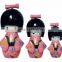 pretty wooden kokeshi japanese baby dolls for sale