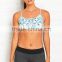 Custom made 2016 Nylon spandex dry wholesale fit gym wear fitness sports bra