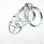Men Metal Fetish Material Eco-plating Bake Iron Three Rings Chasity Penis Cage