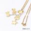 Spanish mascot 2016 new arrival gold plated stainless steel teddy bear jewelry set