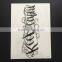 WX- 047 Cool Character Design Temporary Black Tattoos/Durable CMYK Tattoo Sticker