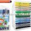 2016 promotion triangel imprint color pens PP box set