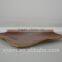 Acacia Wood Rectangle Serving Tray and plate