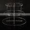 acrylic tall 5 tier square wedding cake stand
