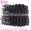 Hot selling superior quality 6A Grade peruvian human hair low price Deep Curly Hair Weaves