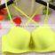 Summer 1/2 cup x-shaped cross straps one piece push up seamless bra wholesale