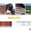 Stone coated metal roof tile for Belgium Market