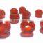 AAA Quality Red Color Quarts Faceted Handmade Big Hole Round Ball Beads