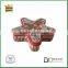 Christmas Decoration metal tin box Christmas star shape tin can Christmas gift tin box