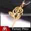 gold rose necklace stainless steel flowers pendant chain necklace wholesale fashion jewelry