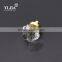 Gold Finish jewelry box crystal beads knobs
