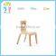 Factory high end Kindergarten furniture Bent wood school kids desk nursery chair