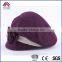 flower fashion cap winter wool lady hat