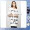 2016 Fashion Plus Size Ladies Words Printed Dress Girls Casual Dress