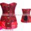 2015 new design sexy red mature corset for waist training corsets for sale