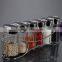 Glass Spice Storage Dispenser Containers Spice Jar w Rack 3.5 oz