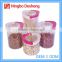 Plastic airtight tea canister food storage box container