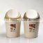 Trash European style creative fashion home kitchen bathroom without feet storage barrel