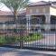 metal Security Gate/ galvanized powder coated steel farm fence gate