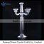 New arrival super quality wedding table crystal candelabras with competitive price