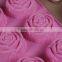 hot sale rose silicone cake mold 6 checks cake mould