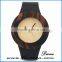 New hot sale leather wrist handmade men wooden watch