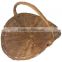 oval wicker firewood & flower carry basket